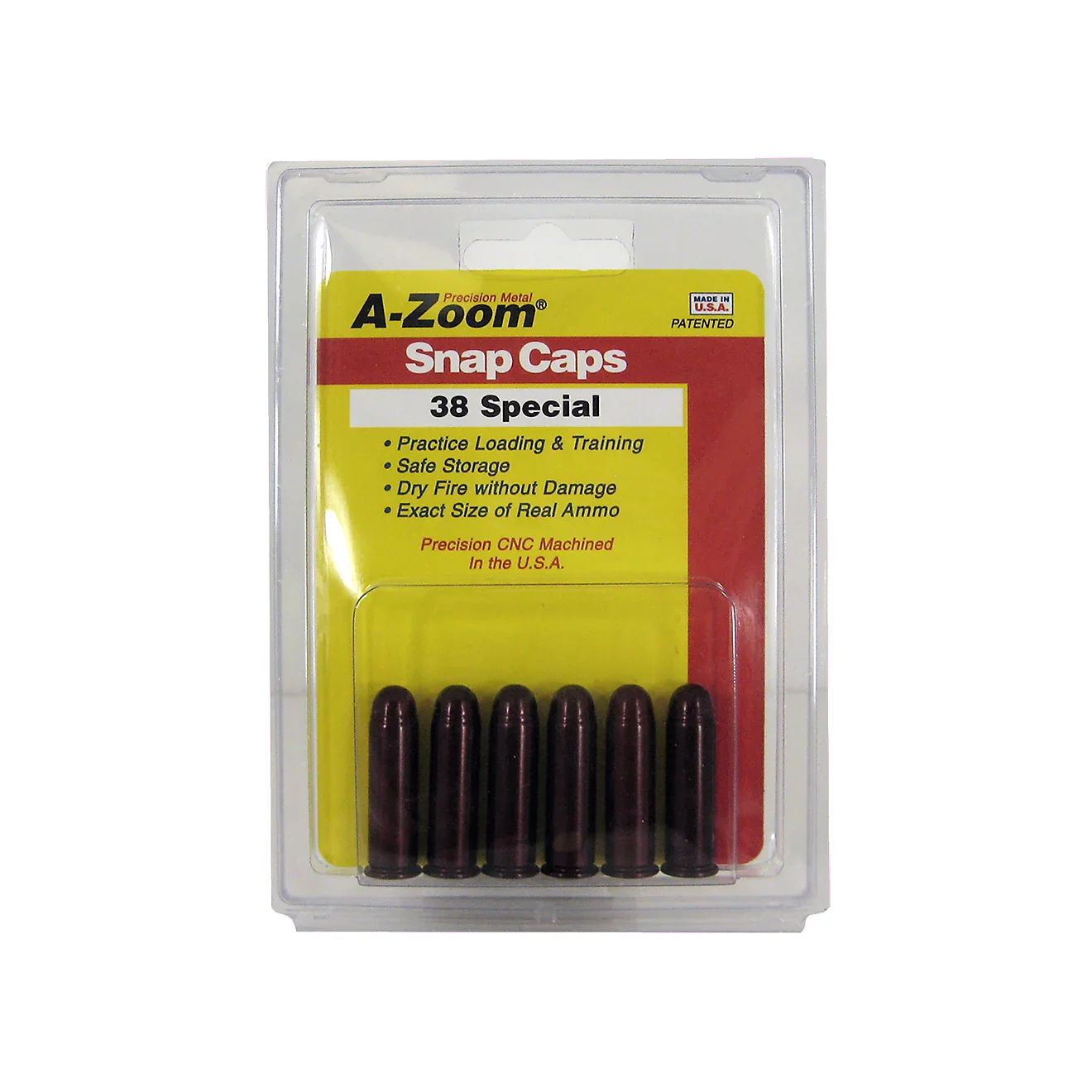A-Zoom Snap Caps 38 Special Red