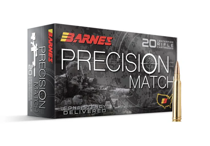 Barnes Precision Match 223 Rem 55 gr Open Tip Match Boat Tail (OTM BT) (32017)