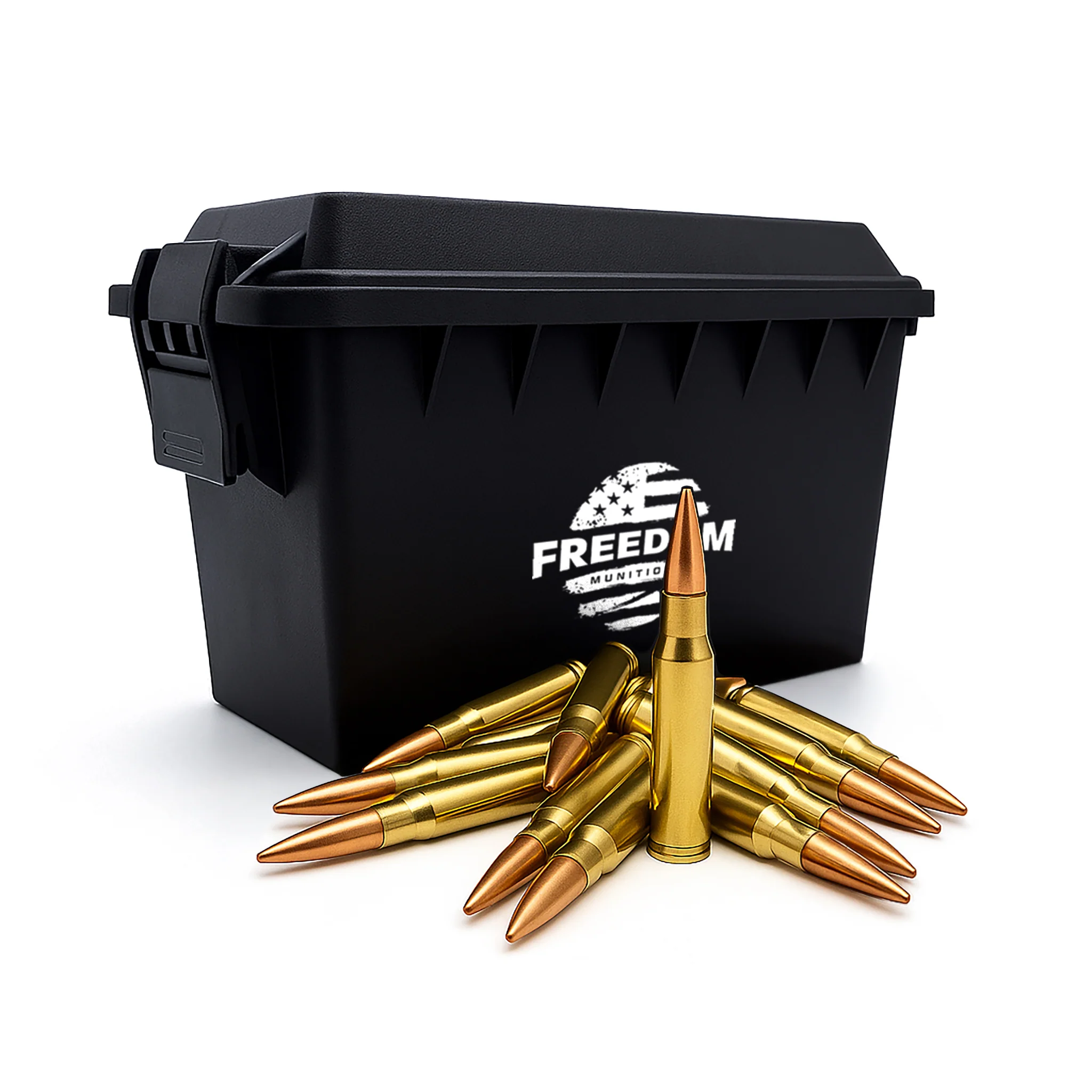 Bulk Freedom Munitions 308 Winchester Ammo- 147 Gr Full Metal Jacket (FMJ), 250 rounds, New
