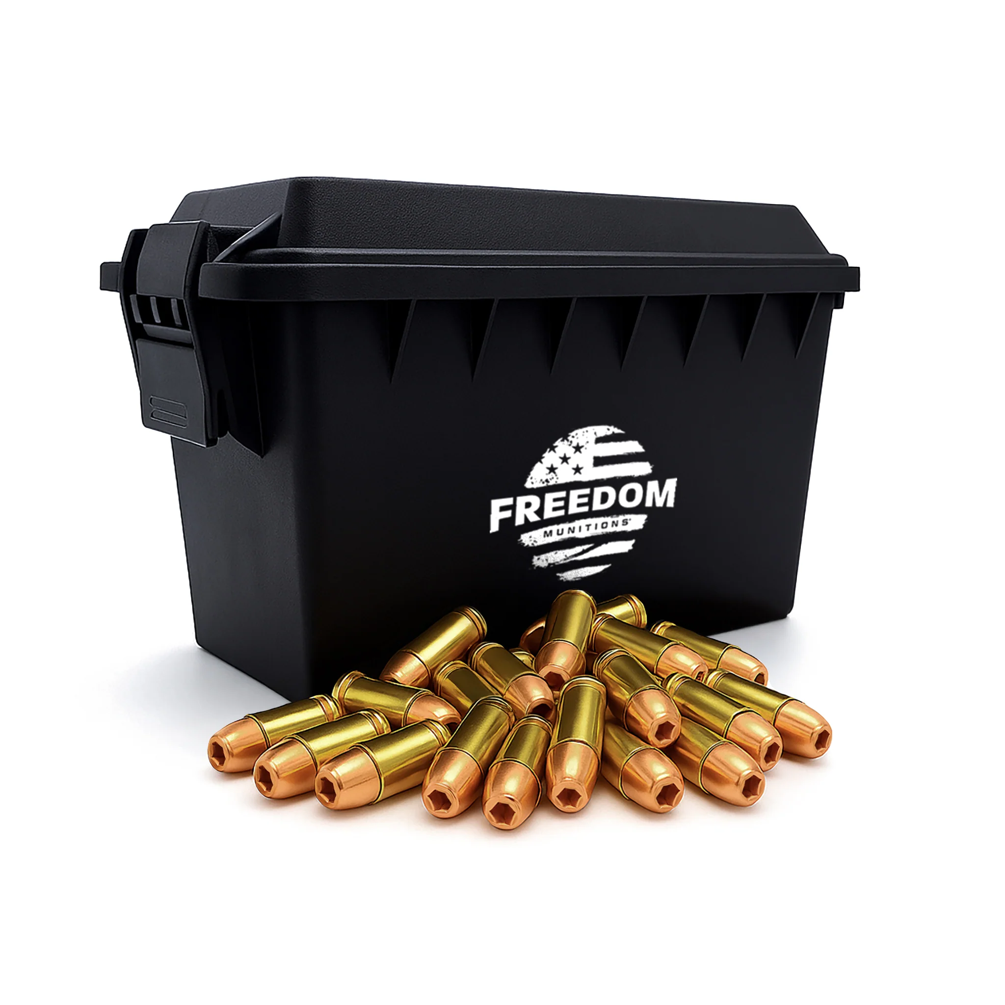 Bulk Freedom Munitions 9mm Luger Ammo- 147 Gr Hollow Point (HP), 500 rounds, Remanufactured