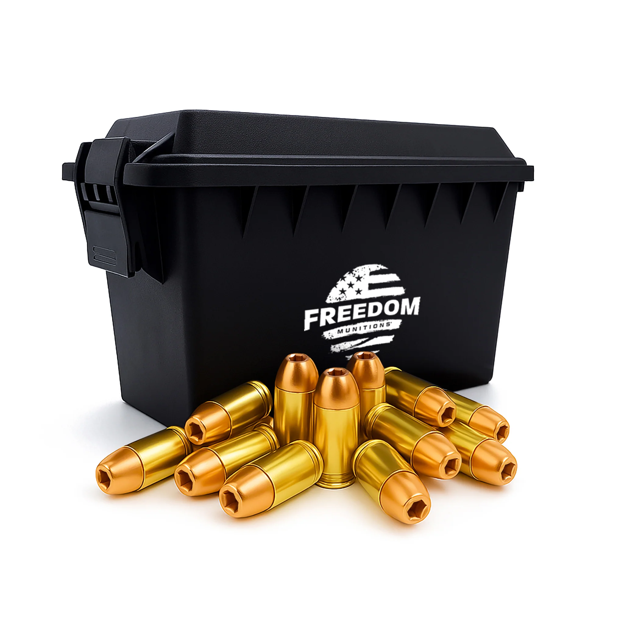 Bulk Freedom Munitions 45 ACP Ammo- 200 Gr Hollow Point (HP) Small Primer, 250 rounds, New