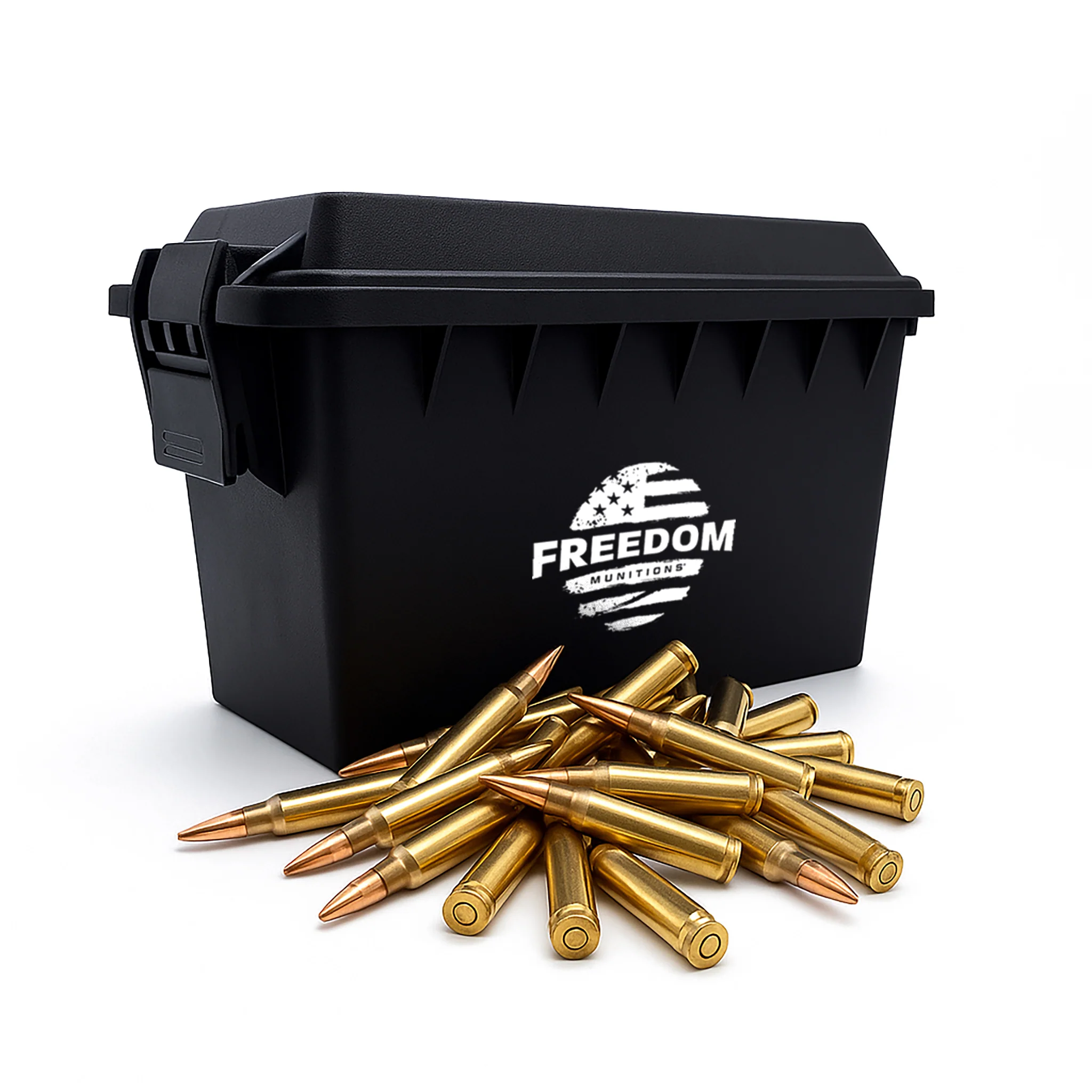 Bulk Freedom Munitions 223 Remington Ammo- 55 Gr Full Metal Jacket (FMJ), 500 rounds, New