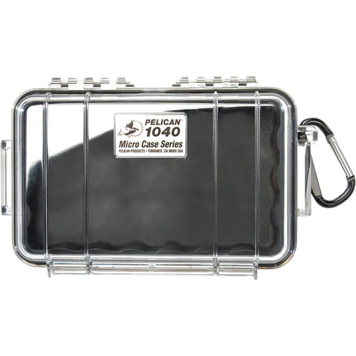 Pelican Micro Case Series Black/Clear