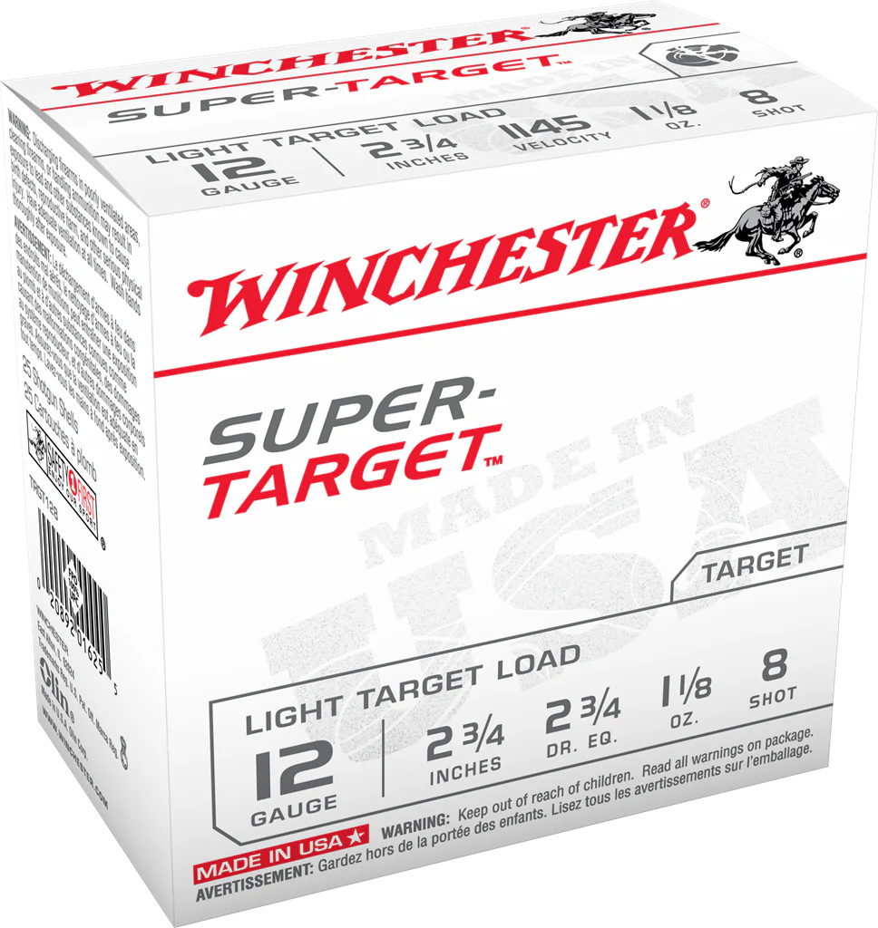Winchester Super Target 12 Gauge, 2-3/4 #8 (TRGT128)