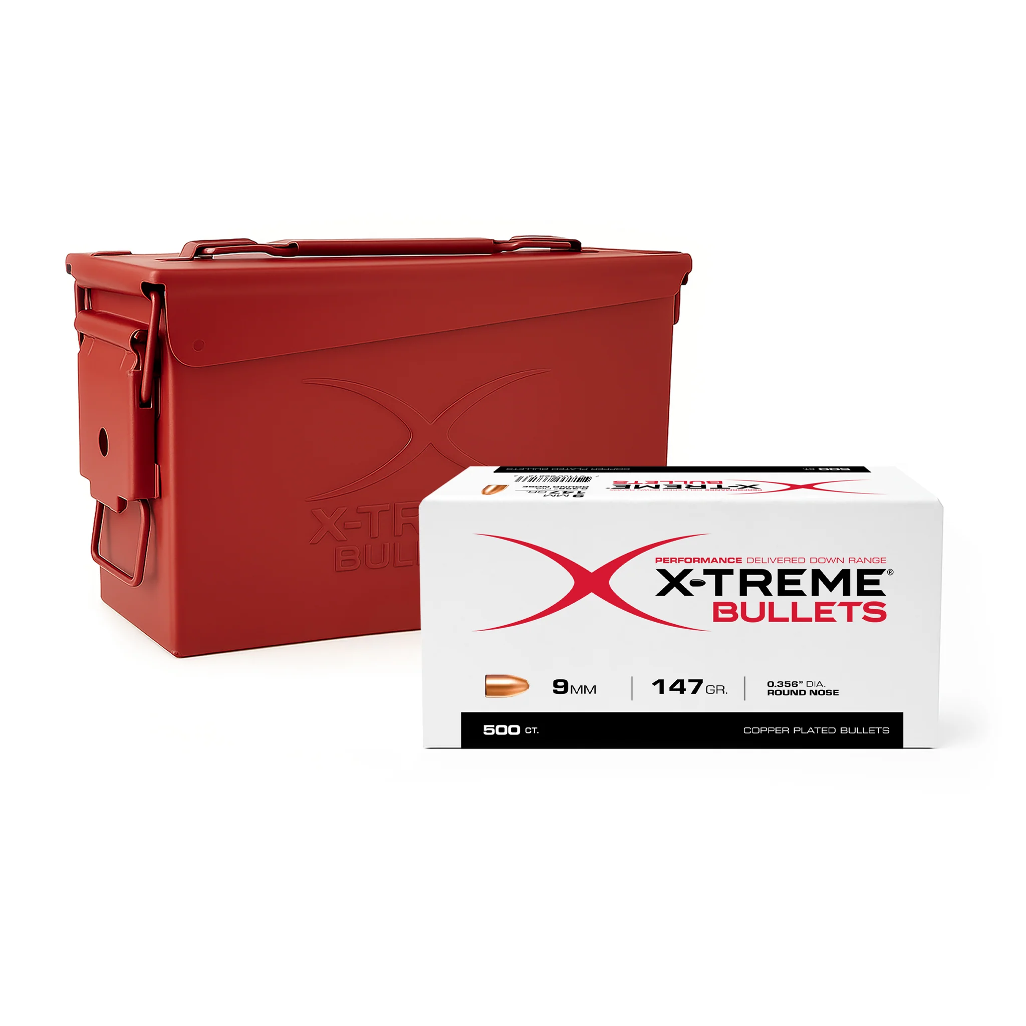 X-Treme 9MM (.356) 147 Gr RN Bullet, Bundle (not ammo)